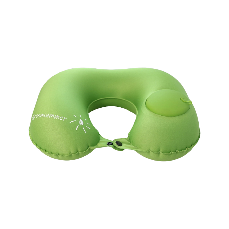 Push on U-shaped neck pillow